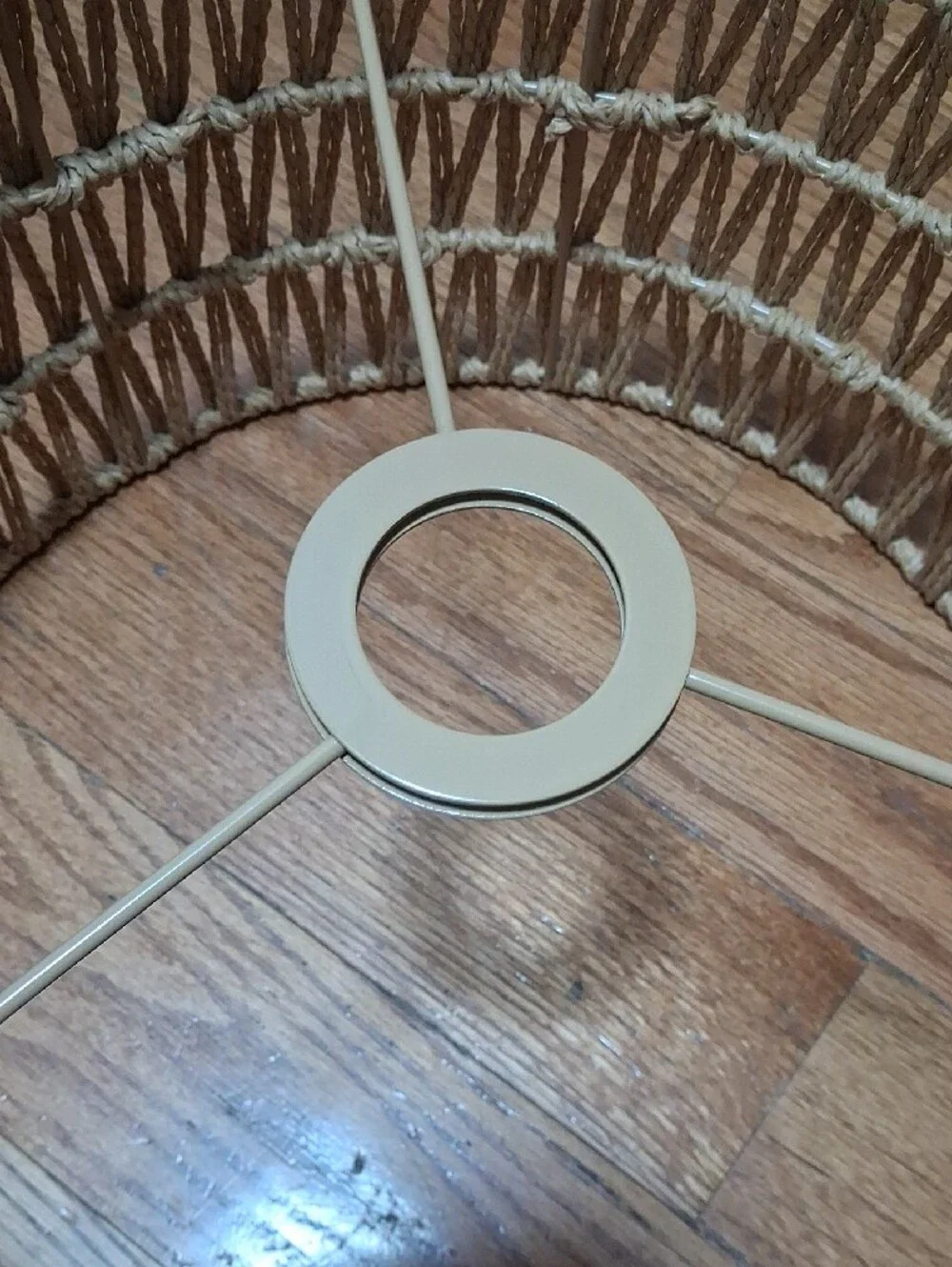 Natural Jute Rope Lampshade - Neutral Brown